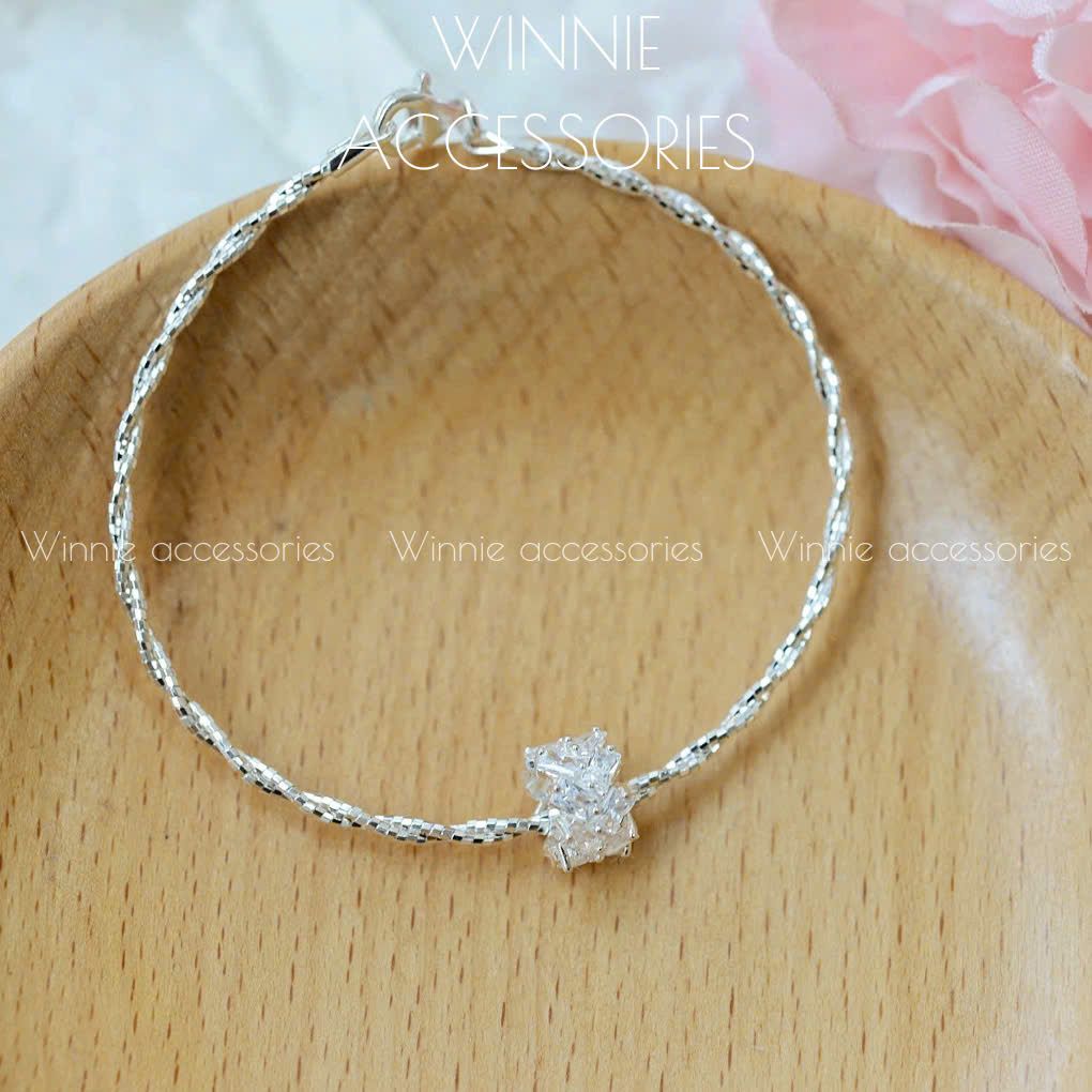 Charm Bạc S925 Xỏ Bông Lúa