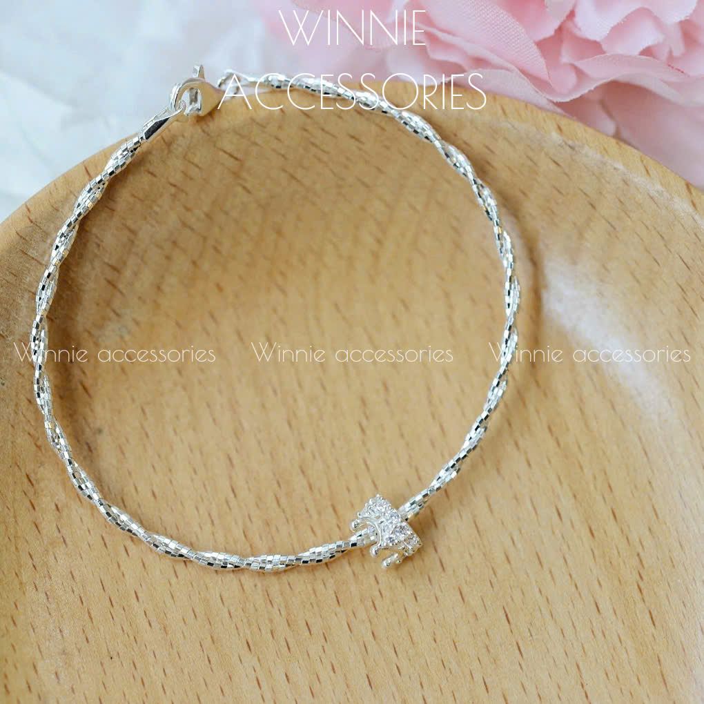 Charm Bạc S925 Xỏ Vương Miện nhỏ