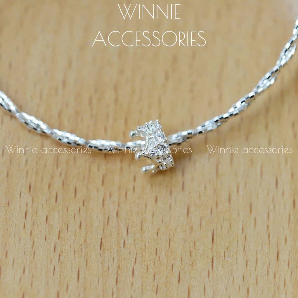 Charm Bạc S925 Xỏ Vương Miện nhỏ