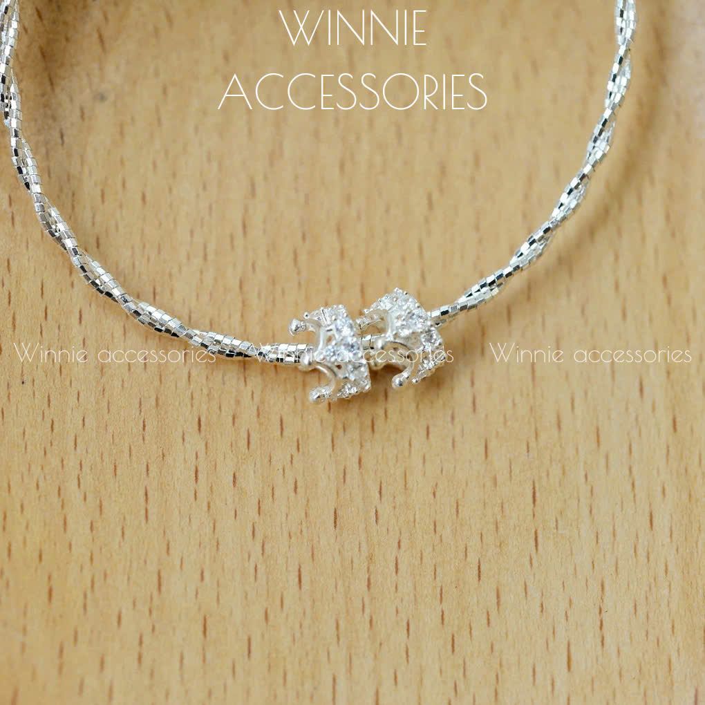 Charm Bạc S925 Xỏ Vương Miện nhỏ