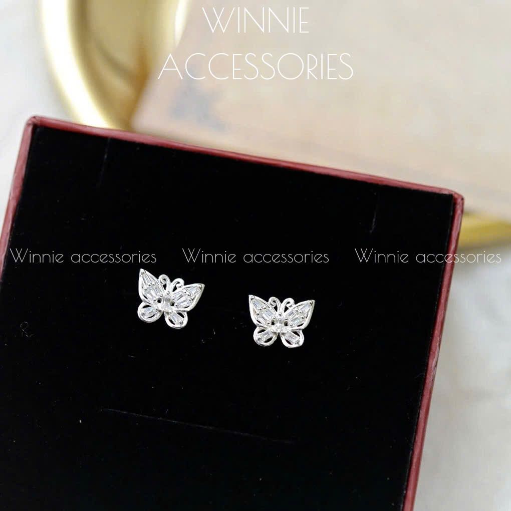 Hoa tai Bạc S925 Fairy Baguette