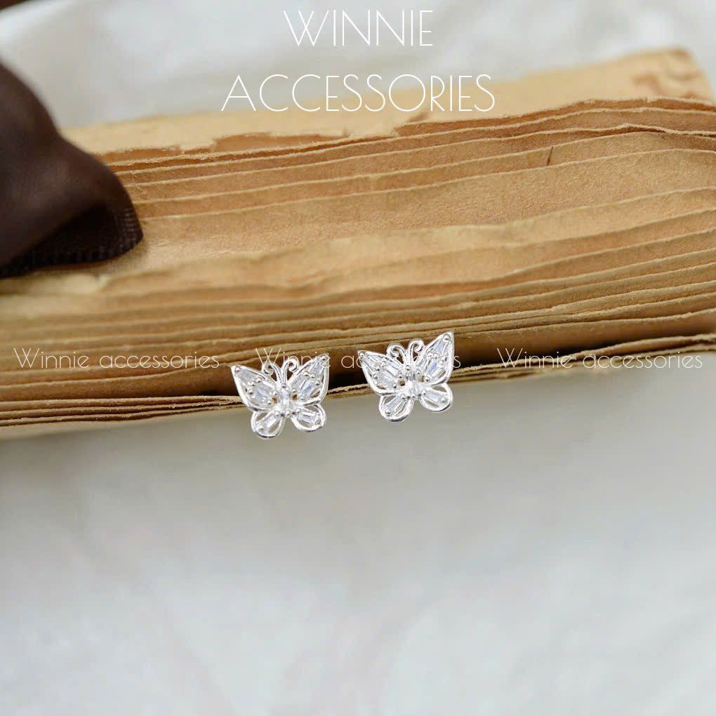 Hoa tai Bạc S925 Fairy Baguette