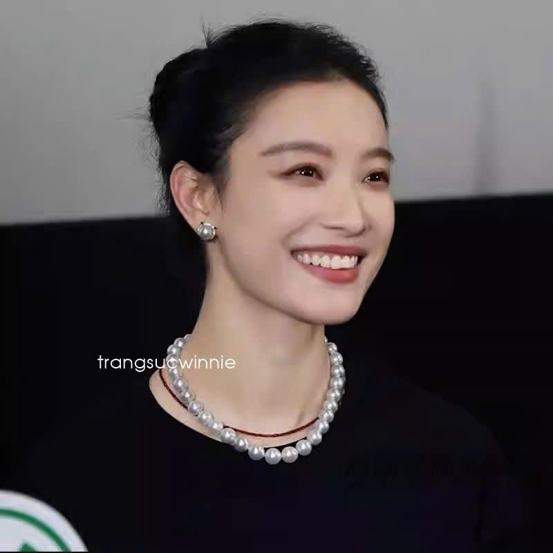Dây chuyền Titan Ngọc trai trơn