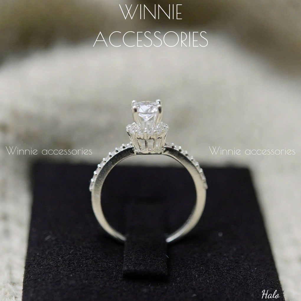 Nhẫn Bạc S925 Halo