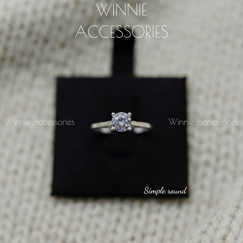 Nhẫn Bạc S925 Simple Round