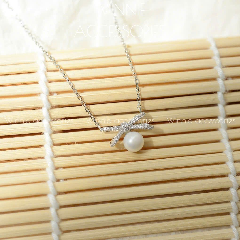 Dây chuyền Bạc S925 Coquette Pearl