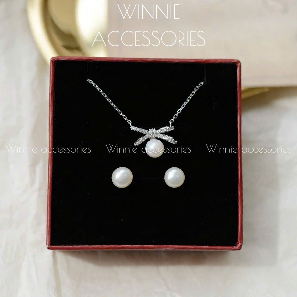 Dây chuyền Bạc S925 Coquette Pearl