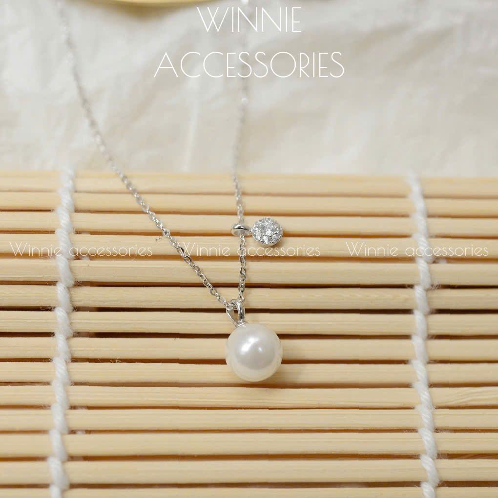 Dây chuyền Bạc S925 Diamond Pearl