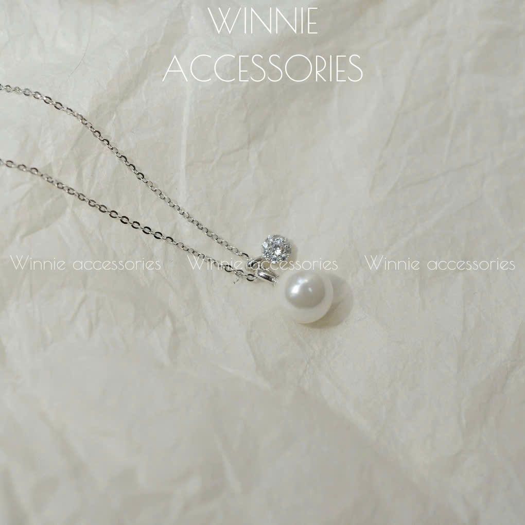 Dây chuyền Bạc S925 Diamond Pearl