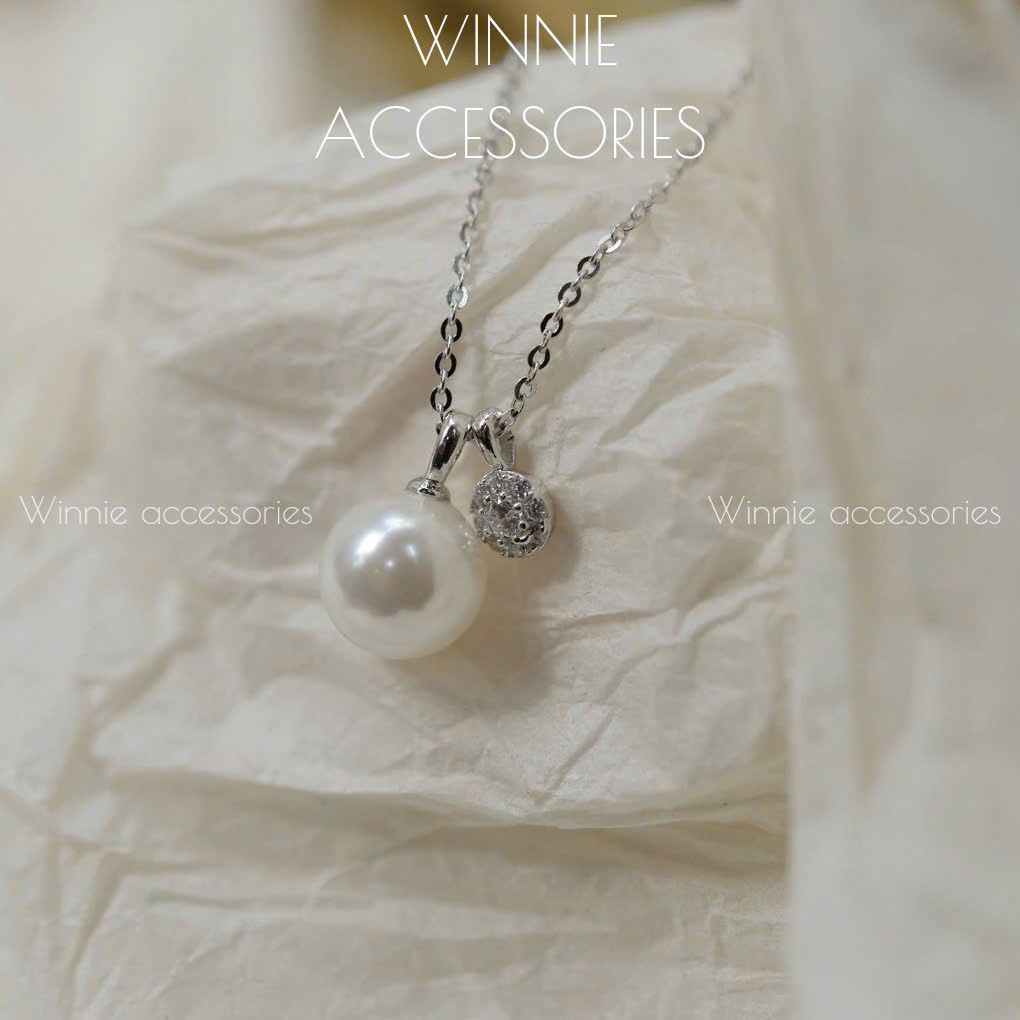 Dây chuyền Bạc S925 Diamond Pearl