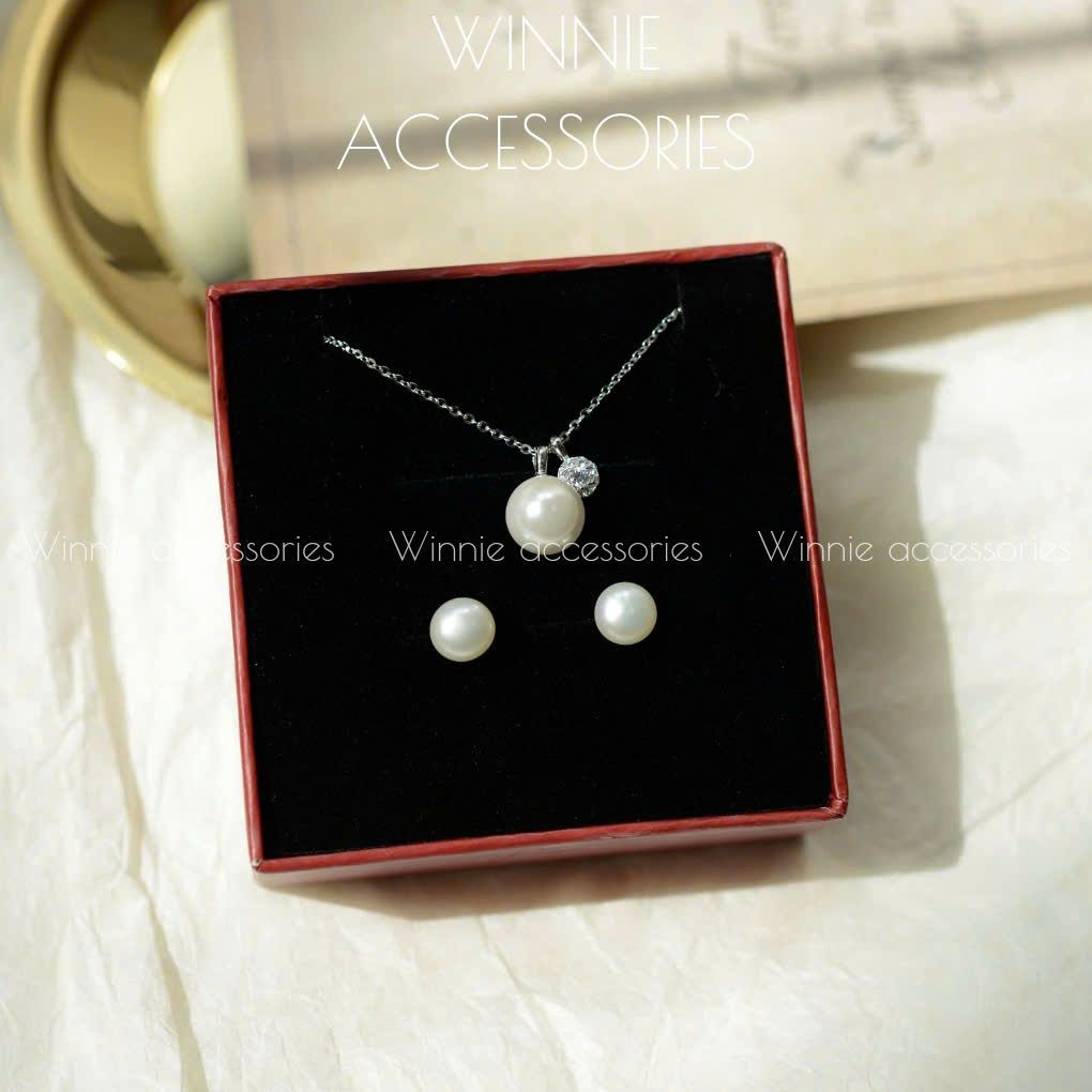 Dây chuyền Bạc S925 Diamond Pearl