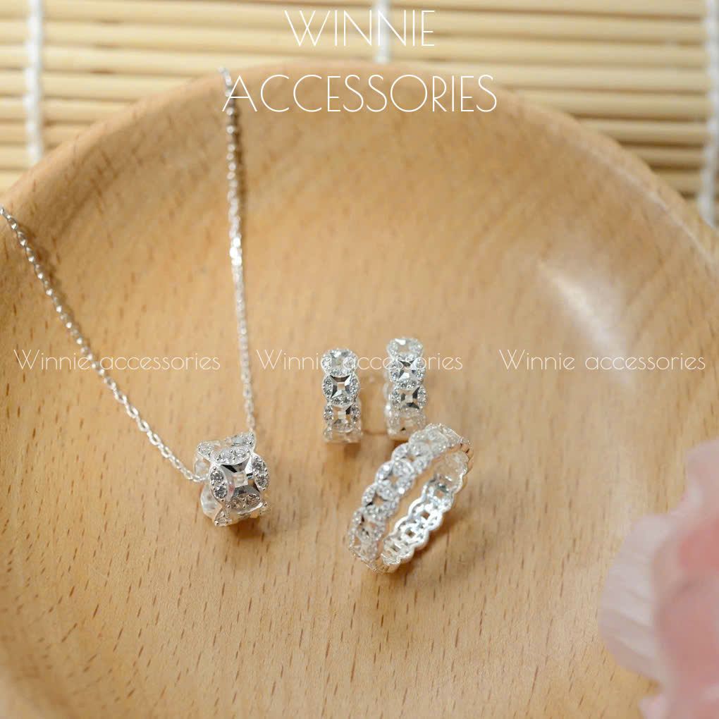 Hoa tai Bạc S925 Kim Tiền Cát Tường