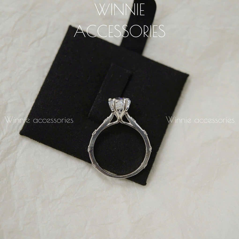 Nhẫn Bạc S925 Đá Nam Phi Drop - White