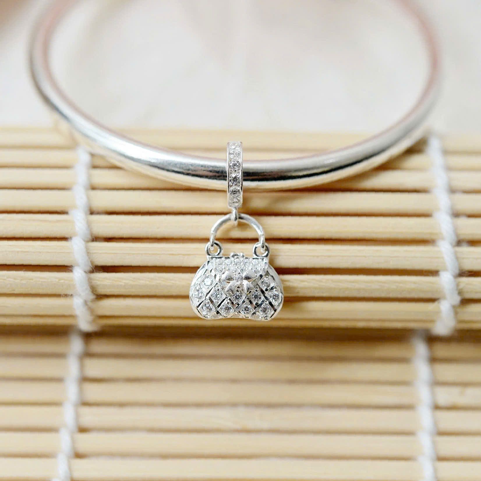 Charm Bạc S925 Túi Nơ