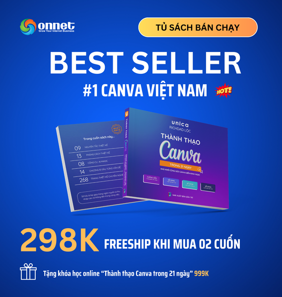 AT10008 - Sách Thành Thạo Canva Trong 21 Ngày