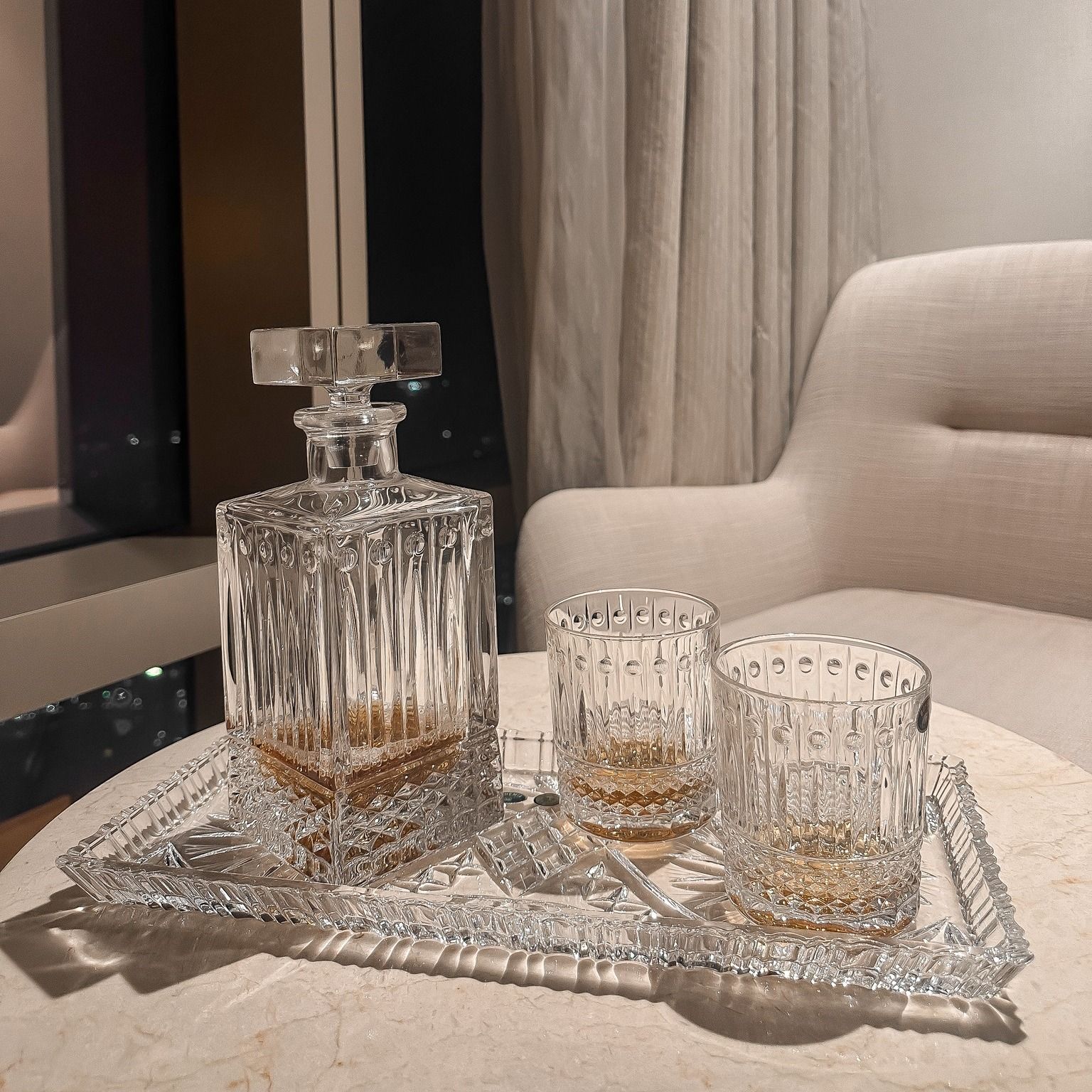 Bộ Bình Cốc Pha Lê Windsor
