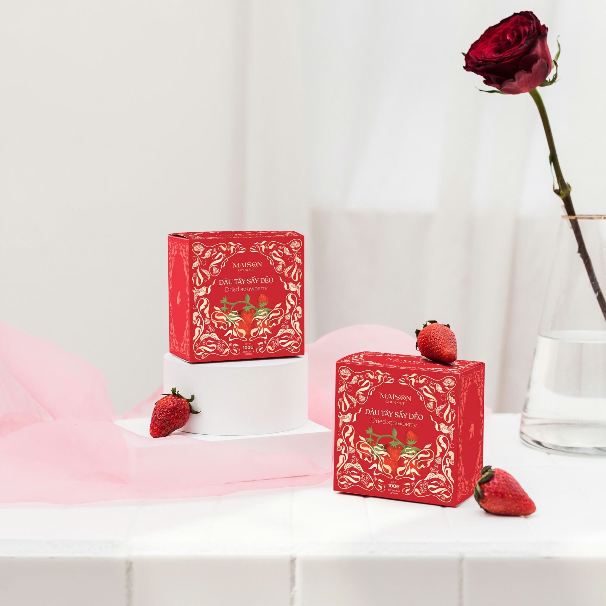 Dâu Tây Sấy Dẻo 100g