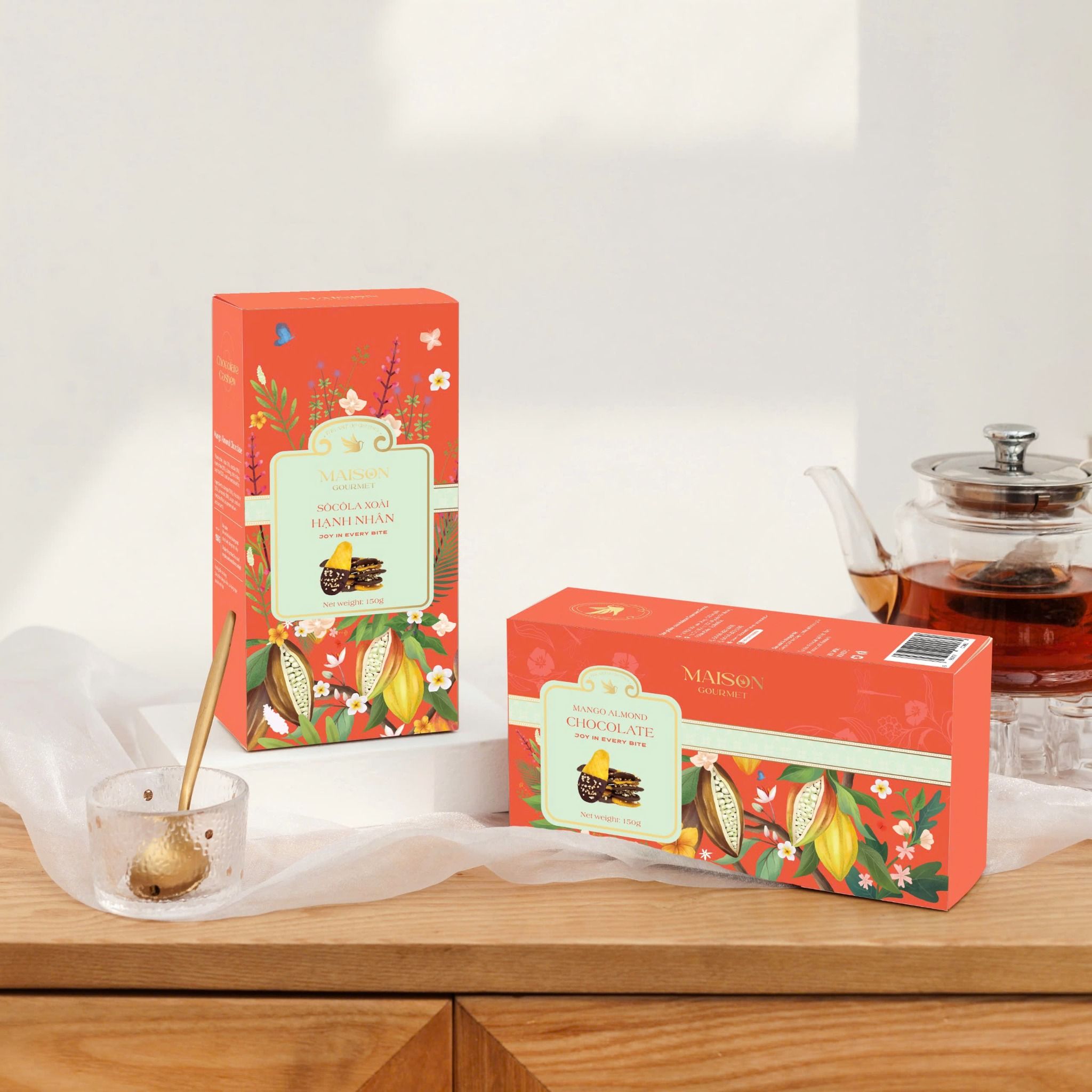 Xoài Hạnh Nhân Socola 160g