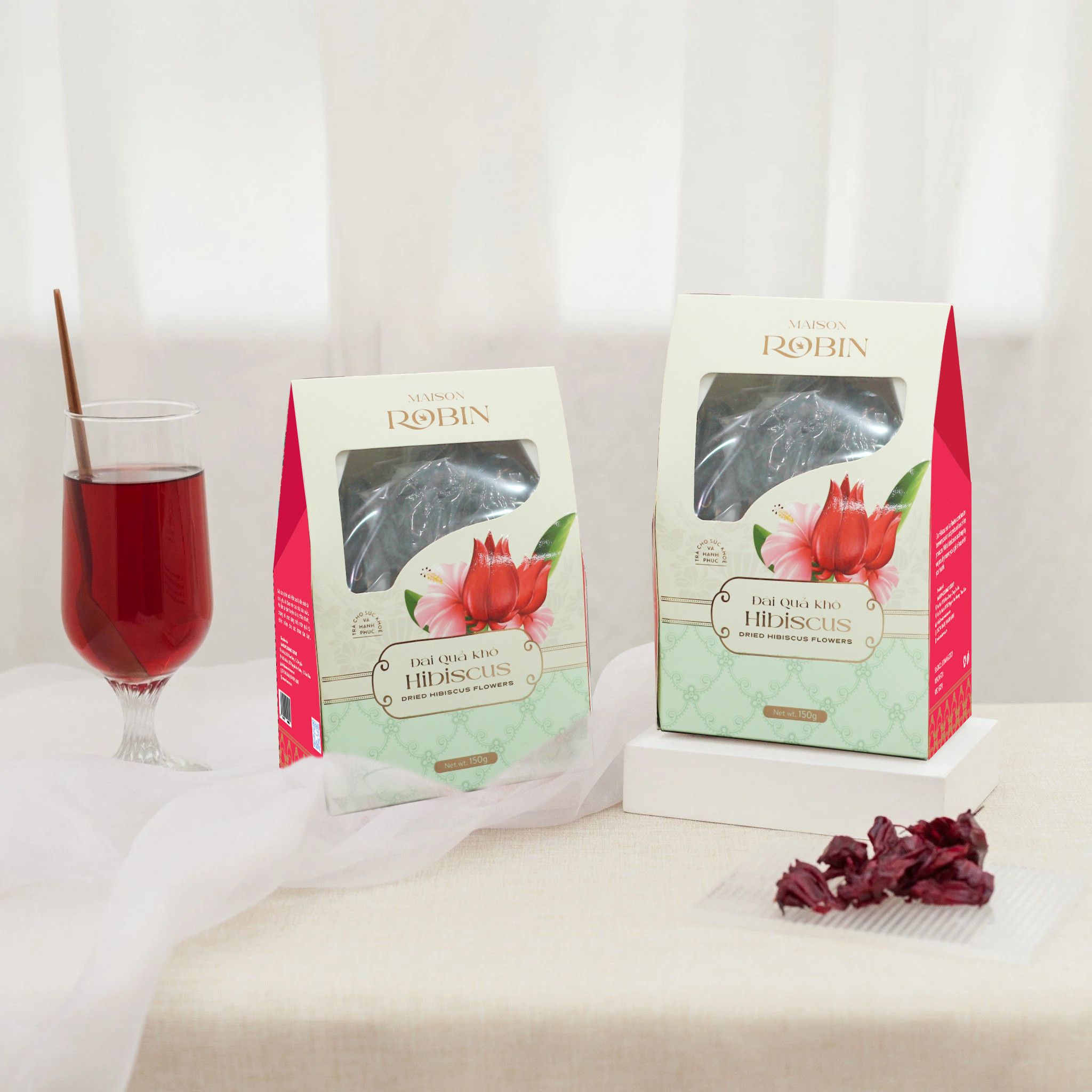 Đài Quả Khô Hibiscus 150g