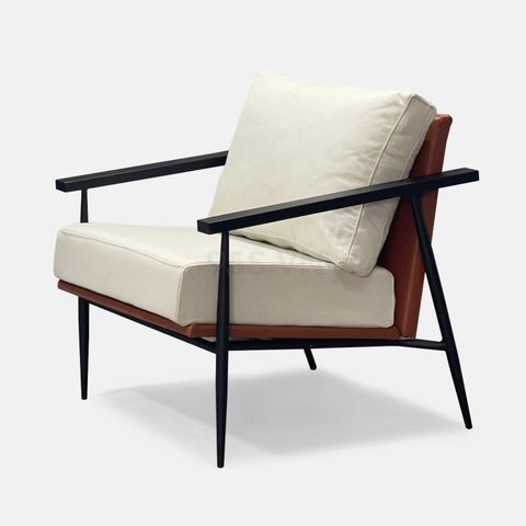 Ghế Armchair Sofa Đơn Khung Sắt ALEX SD40