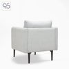 Sofa đơn AUBURN Armchair bọc vải nỉ hiện đại