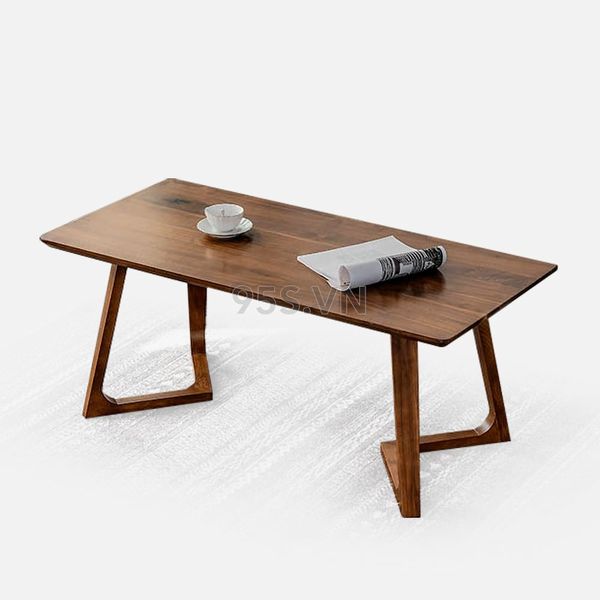 Bàn Trà Gỗ Sồi Chân W Rustic FLy