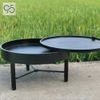 Bàn trà gỗ tròn xoay TURNING TABLE