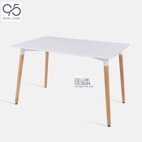 Bàn chữ nhật Eames 1m2