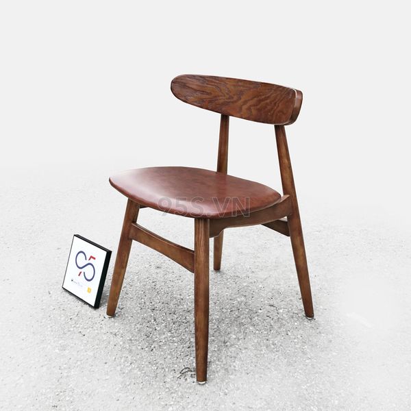 Ghế Gỗ Sồi Lưng Cong Mặt Trăng - CH33 Lunar