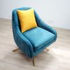 Ghế sofa đơn chân xoay phong cách Ý Roar & Rabbit Minotti
