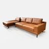 Ghế Sofa Góc L Bọc Da Phong Cách Ý