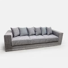 Ghế Sofa Văng Bọc Vải Nỉ Nệm Nhăn