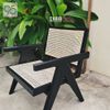 EASY ARMCHAIR - Ghế thư giãn PIERRE JEANNERET gỗ mây