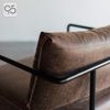 COLIN ARMCHAIR - Sofa đơn bọc da khung sắt phong cách Ý italia