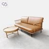 KALMAR Sofa rustic gỗ nan lưng