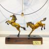 Tượng ngựa phong thuỷ Ngựa Đôi Song Mã bằng đồng