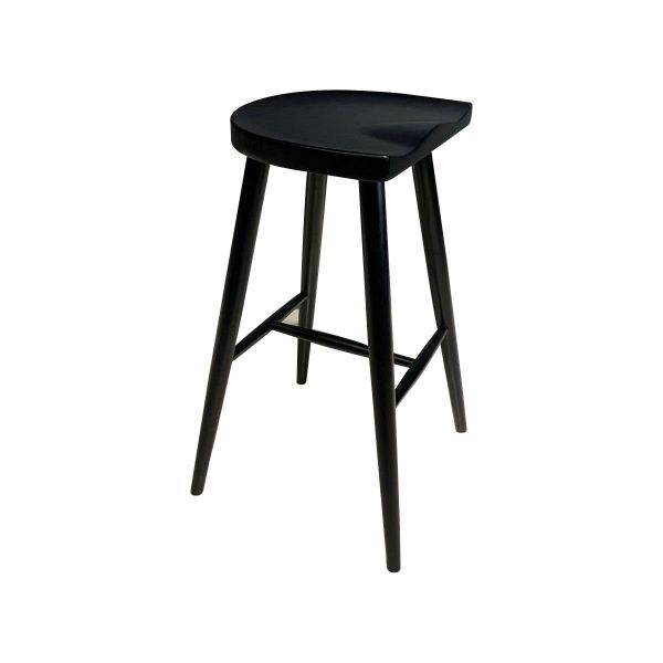 Ghế Quầy Bar Gỗ TABURET - Màu đen