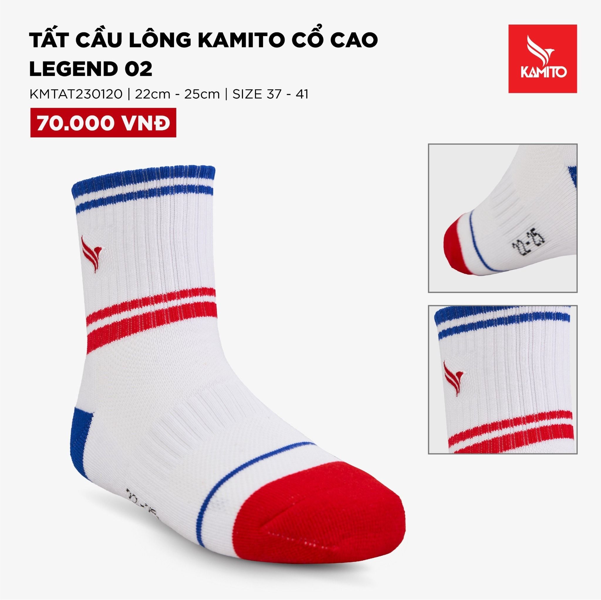 TẤT CẦU LÔNG CỔ CAO LEGEND 02