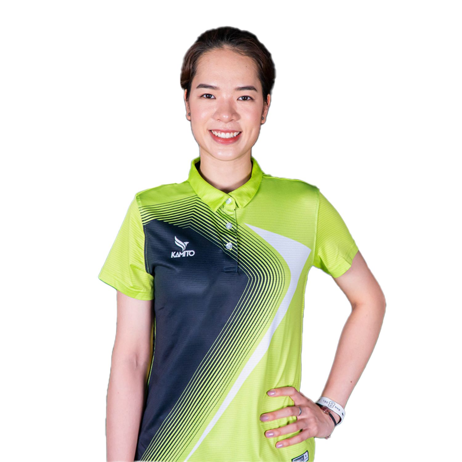ÁO THỂ THAO NỮ KMAP200725F XANH CHUỐI