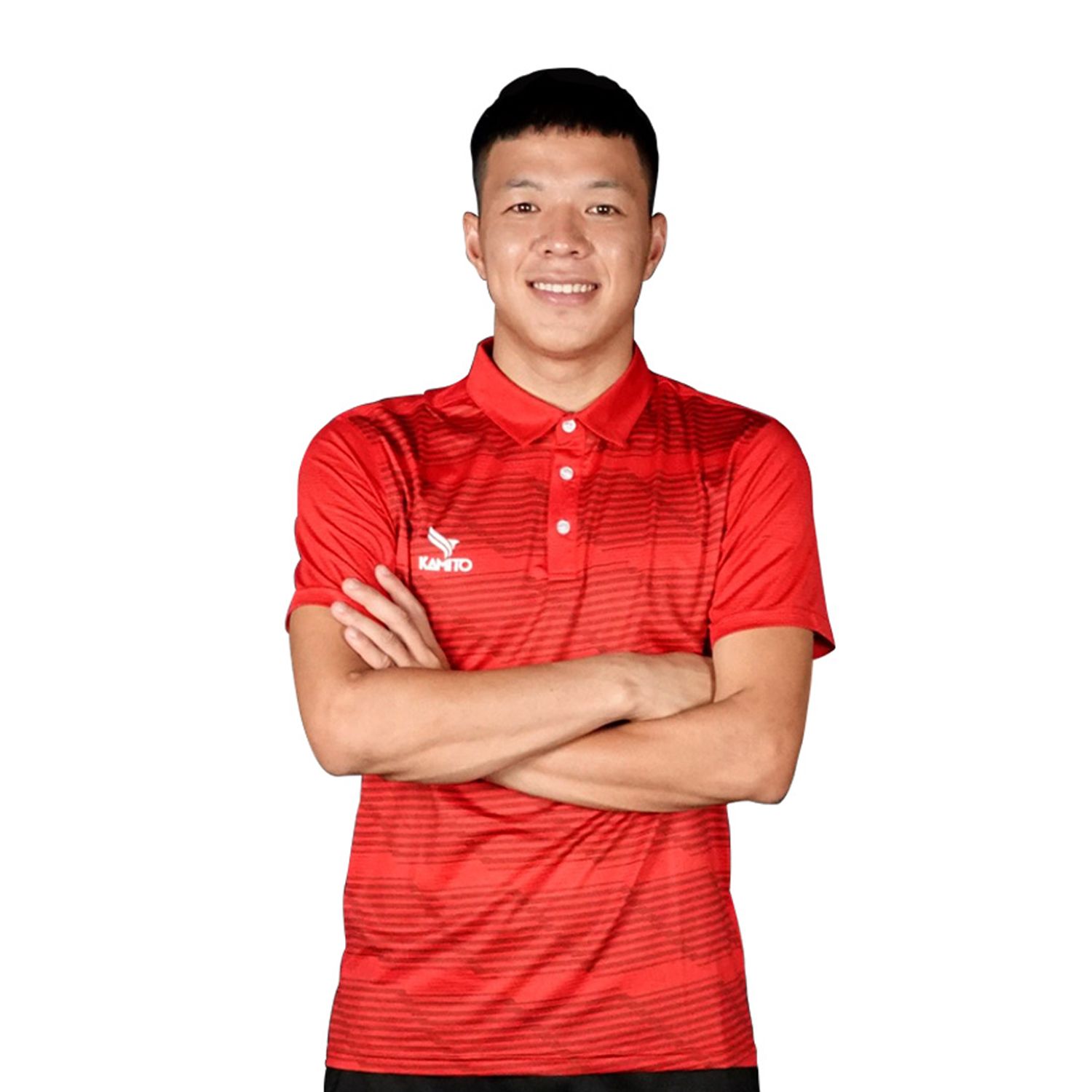 ÁO POLO KMAP2002-1 SỌC ĐỎ