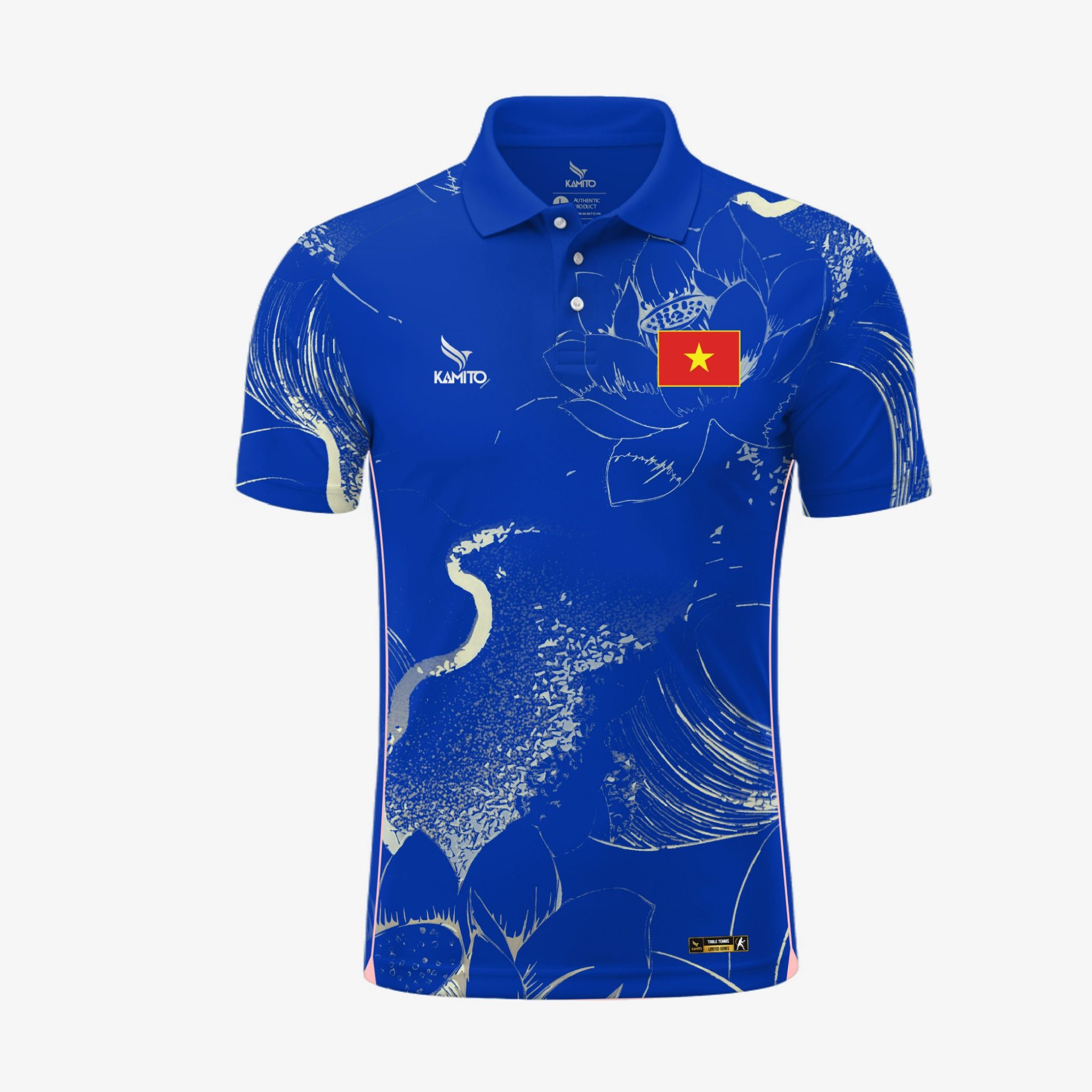 Áo Thi Đấu Bóng Bàn Đội Tuyển Việt Nam Kamito V1 Nam