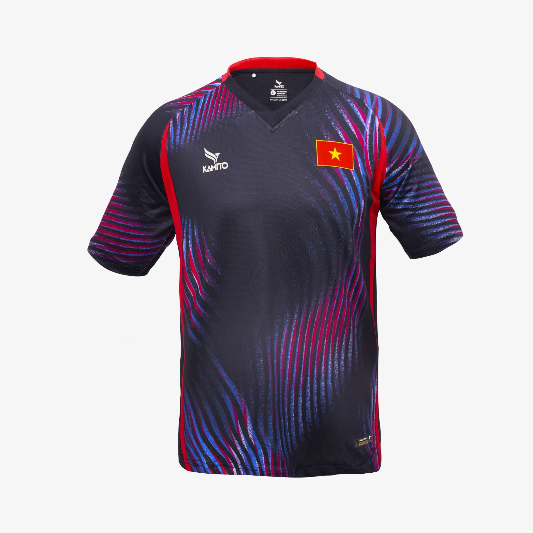 Áo T-shirt Bóng Bàn Đội Tuyển Việt Nam Kamito V1