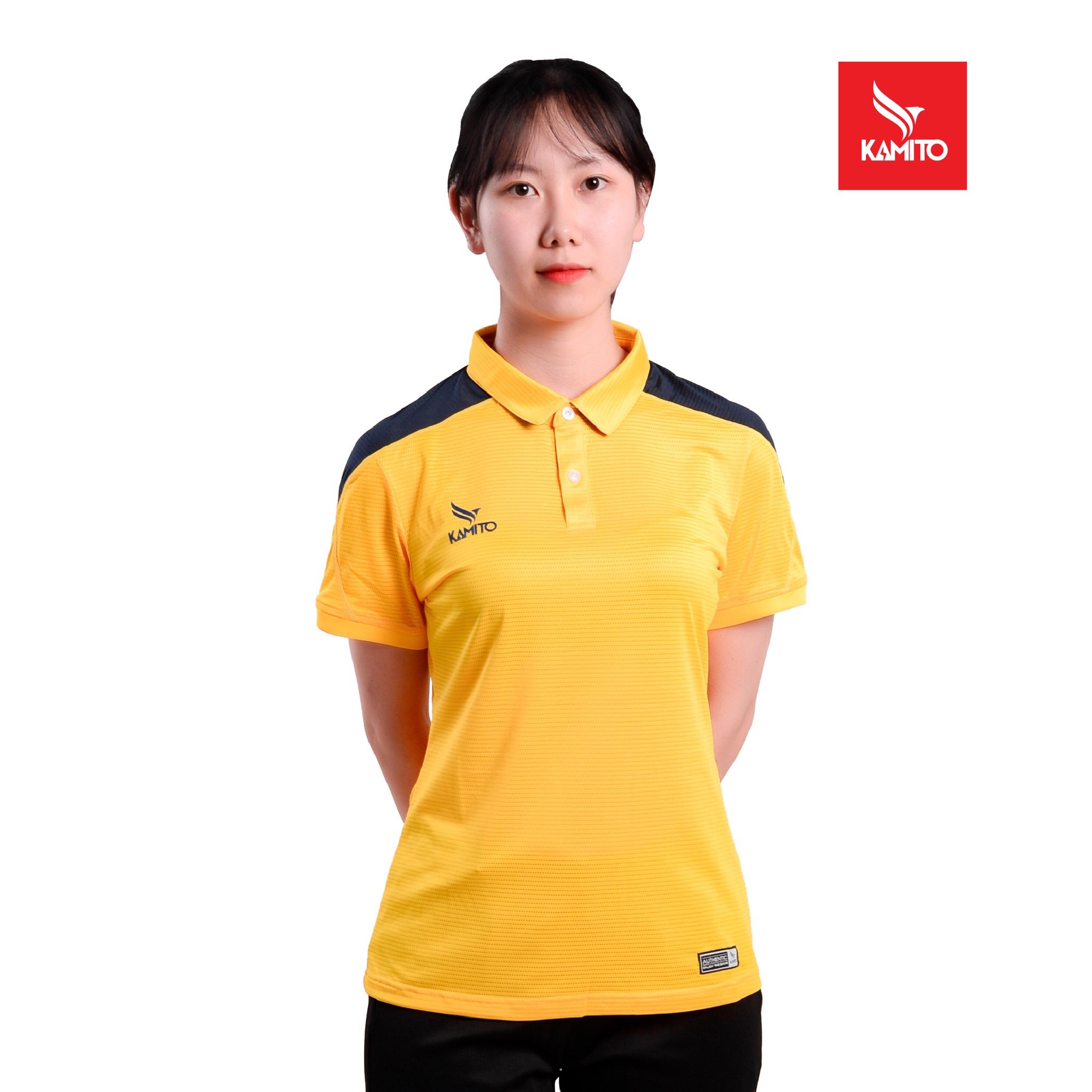 ÁO THỂ THAO POLO NỮ PHỐI VAI KAMITO - KAMAP2103