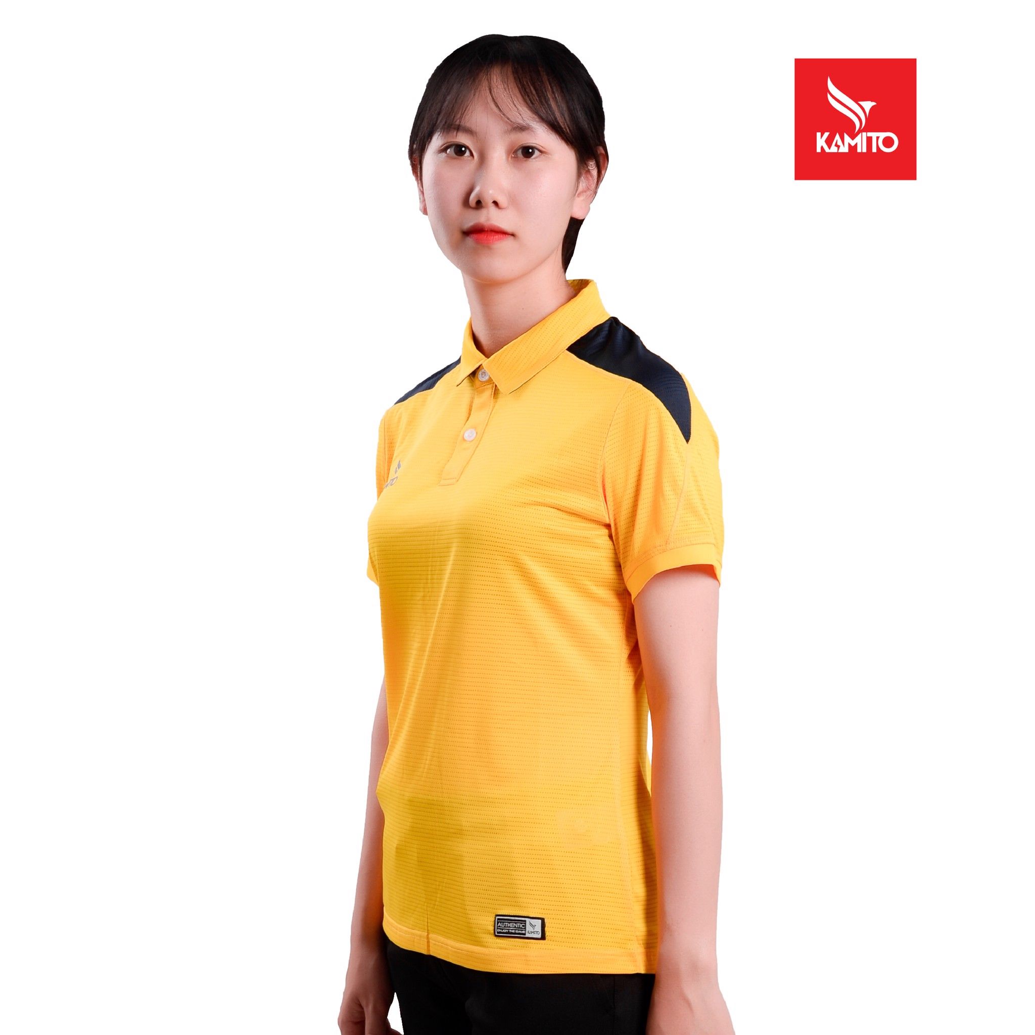 ÁO THỂ THAO POLO NỮ PHỐI VAI KAMITO - KAMAP2103