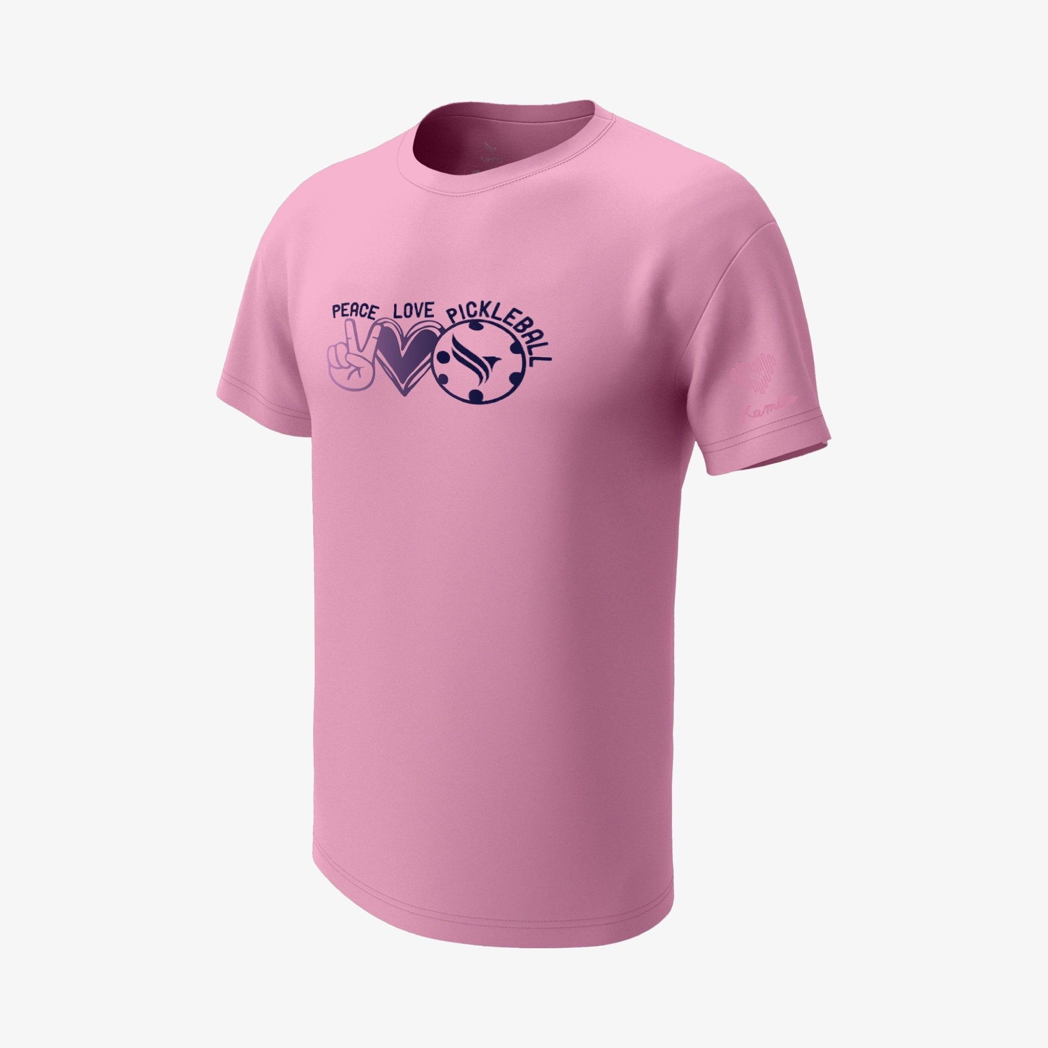 Áo T-Shirt Pickleball Kamito Peace Love
