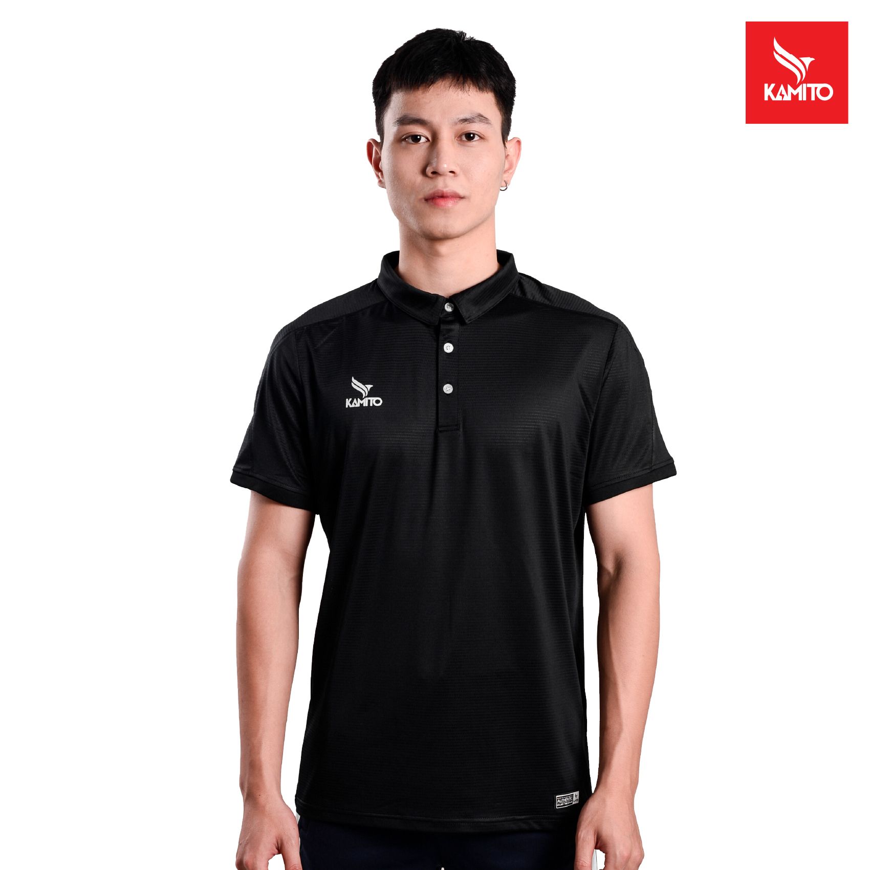 ÁO THỂ THAO POLO NAM PHỐI VAI KMAP2103 KAMITO