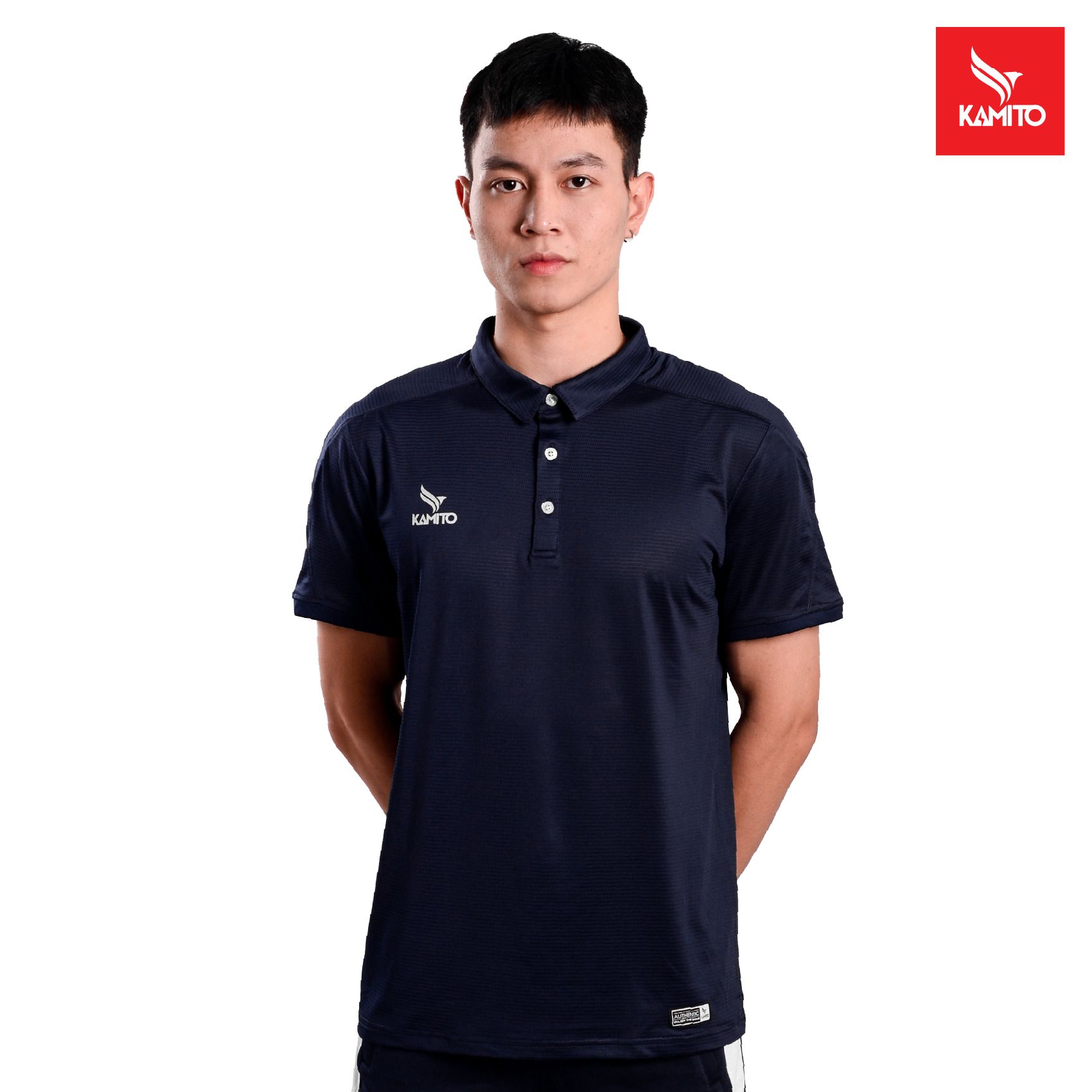 ÁO THỂ THAO POLO NAM PHỐI VAI KMAP2103 KAMITO