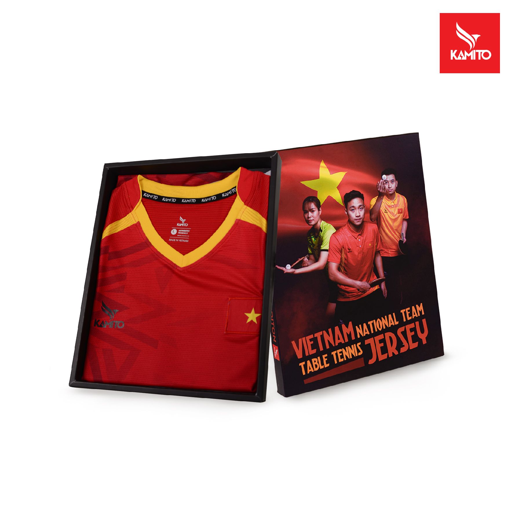 ÁO T-SHIRT TUYỂN BÓNG BÀN VIỆT NAM LIMITED KAMITO
