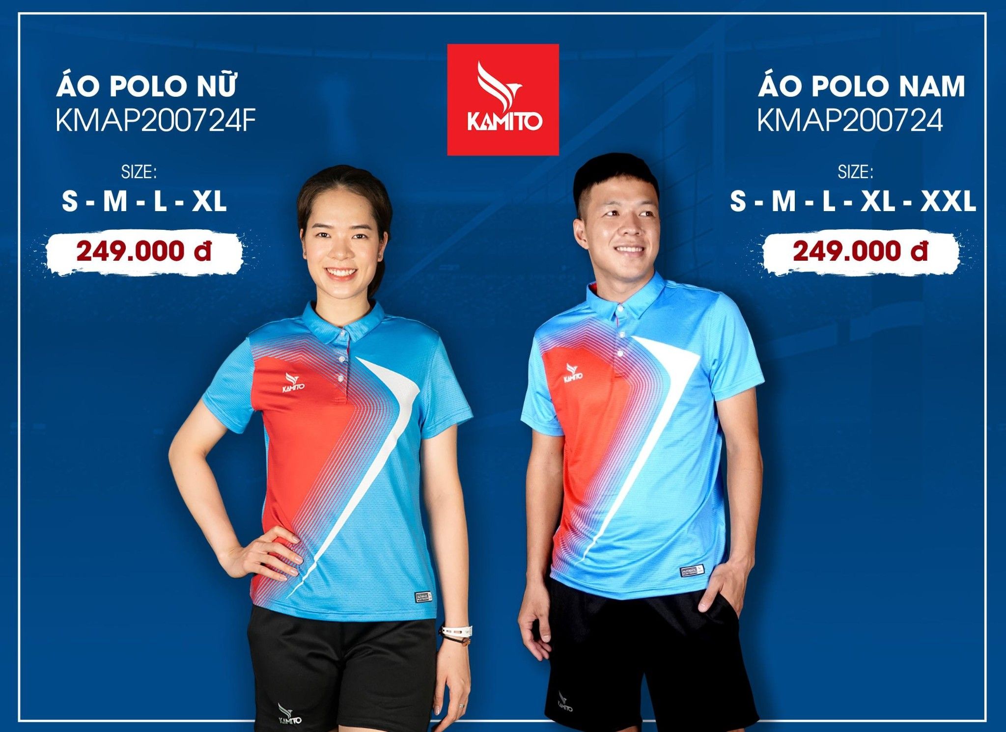 ÁO POLO NỮ KMAP200724F XANH