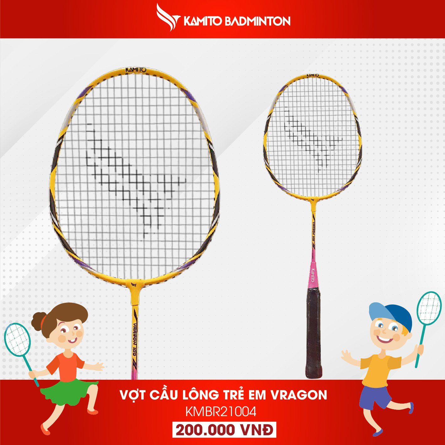 VỢT CẦU LÔNG VRAGON KID